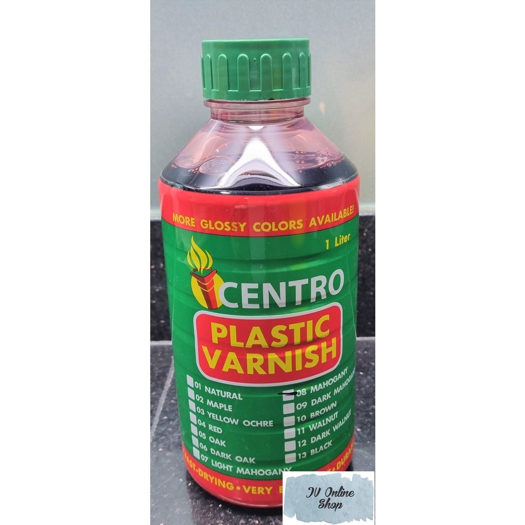 CENTRO Plastic Varnish 1 Liter MAHOGANY on Carousell