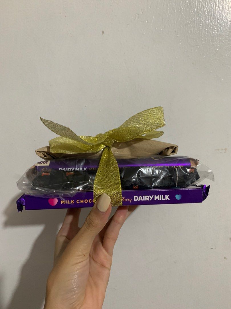 Chocolate Gift Bundle (Cadbury and Toblerone) (Category: Gift Baskets & Hampers) located in Las Pinas. Submitted by samlordgrace (Listing ID 1250519528, Image 3). Description: Chocolate bundle for birthday, anniversary, and other occasions Note: Customizable depending on availability .