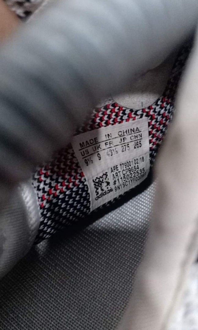 Clear stock Adidas Yeezy Zebra Men s Fashion Footwear Sneakers