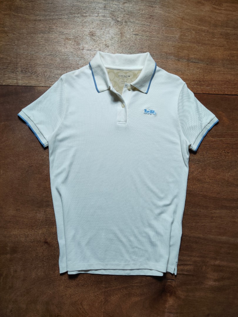 COACH POLO SHIRT, Luxury, Apparel on Carousell