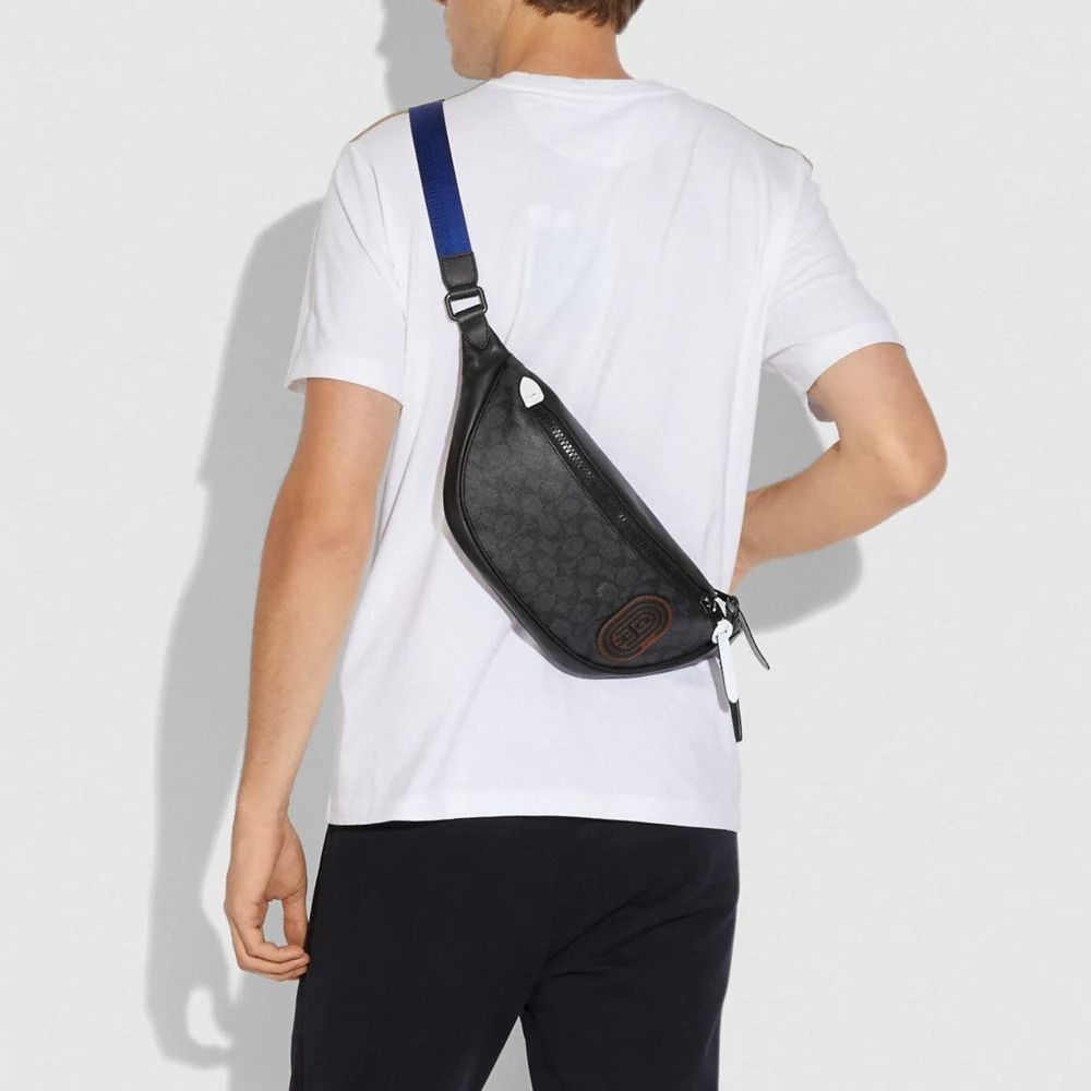 Rivington belt bag in signature leather store