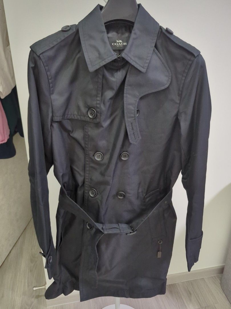 Men's coach hotsell trench coat