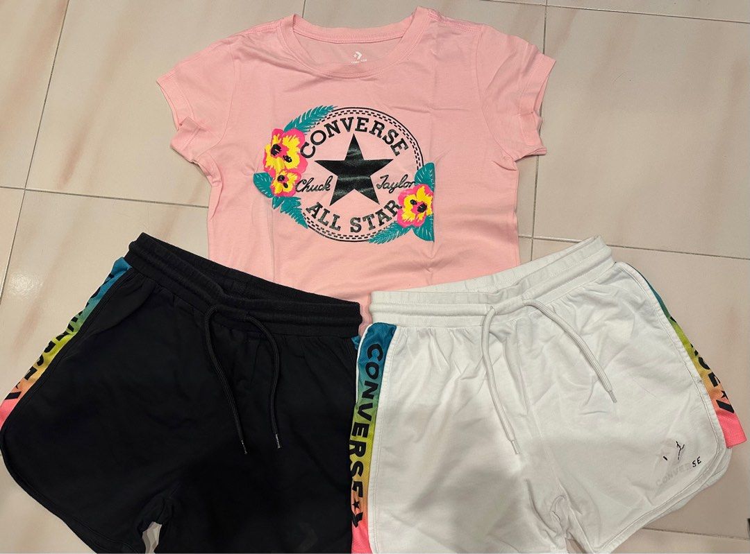 Girls 2024 converse shorts