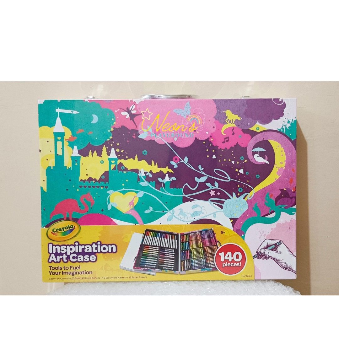 Inspiration Art Case with Crayons, Colouring Pencils and Markers - 140  Pieces