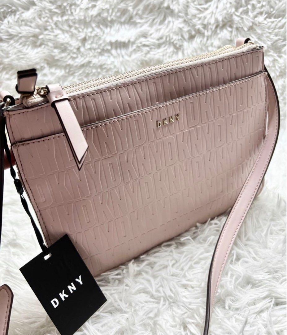 DKNY Handbags Bryant Park Blush Saffiano Leather Crossbody Bag