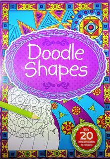 Doodle Shapes Adult Coloring Book (Brand New)
