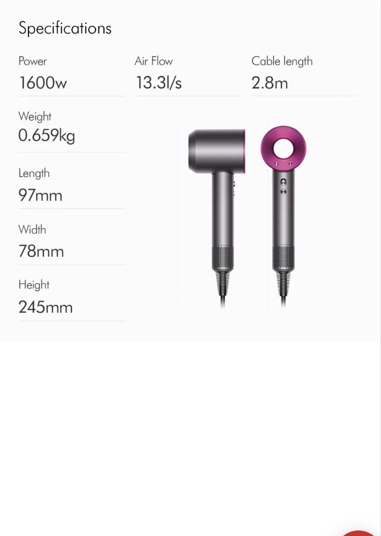 Dyson Supersonic Hair Dryer , Beauty & Personal Care, Hair on Carousell