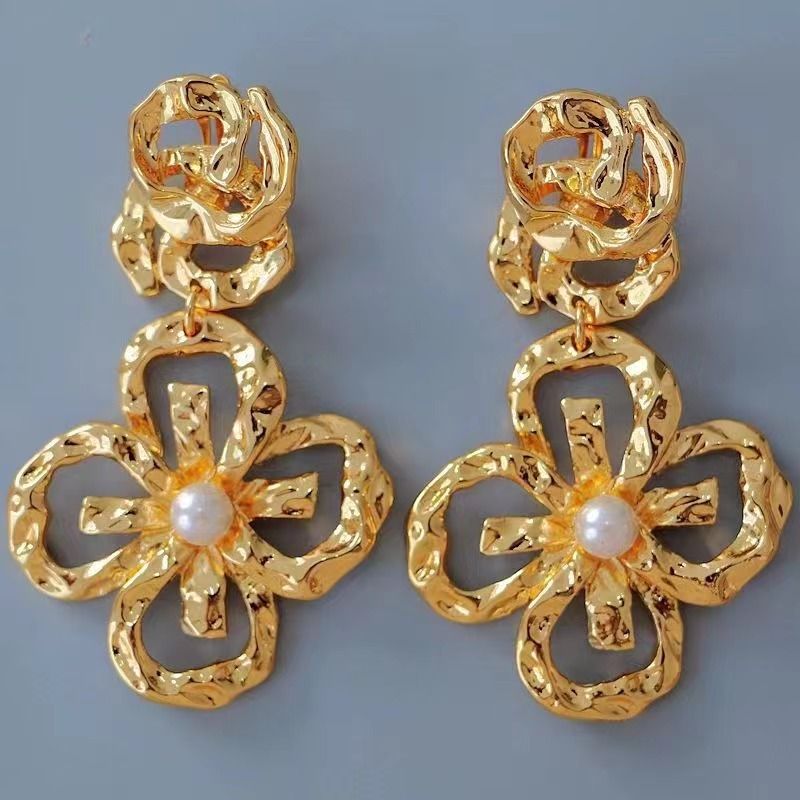 Elegant Earings with Ear Clips Women s Fashion Jewelry