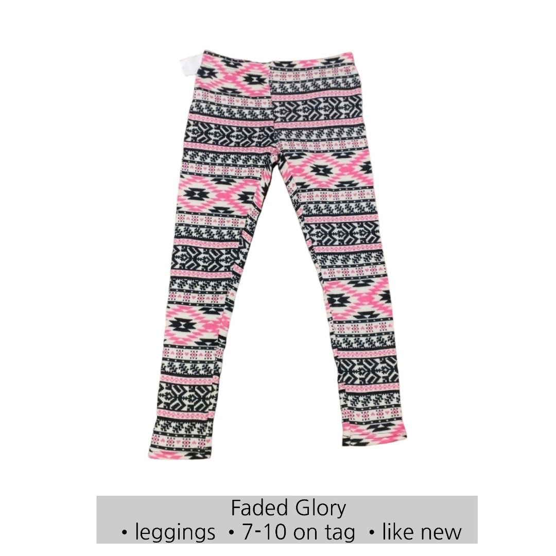 Faded glory girls leggings online