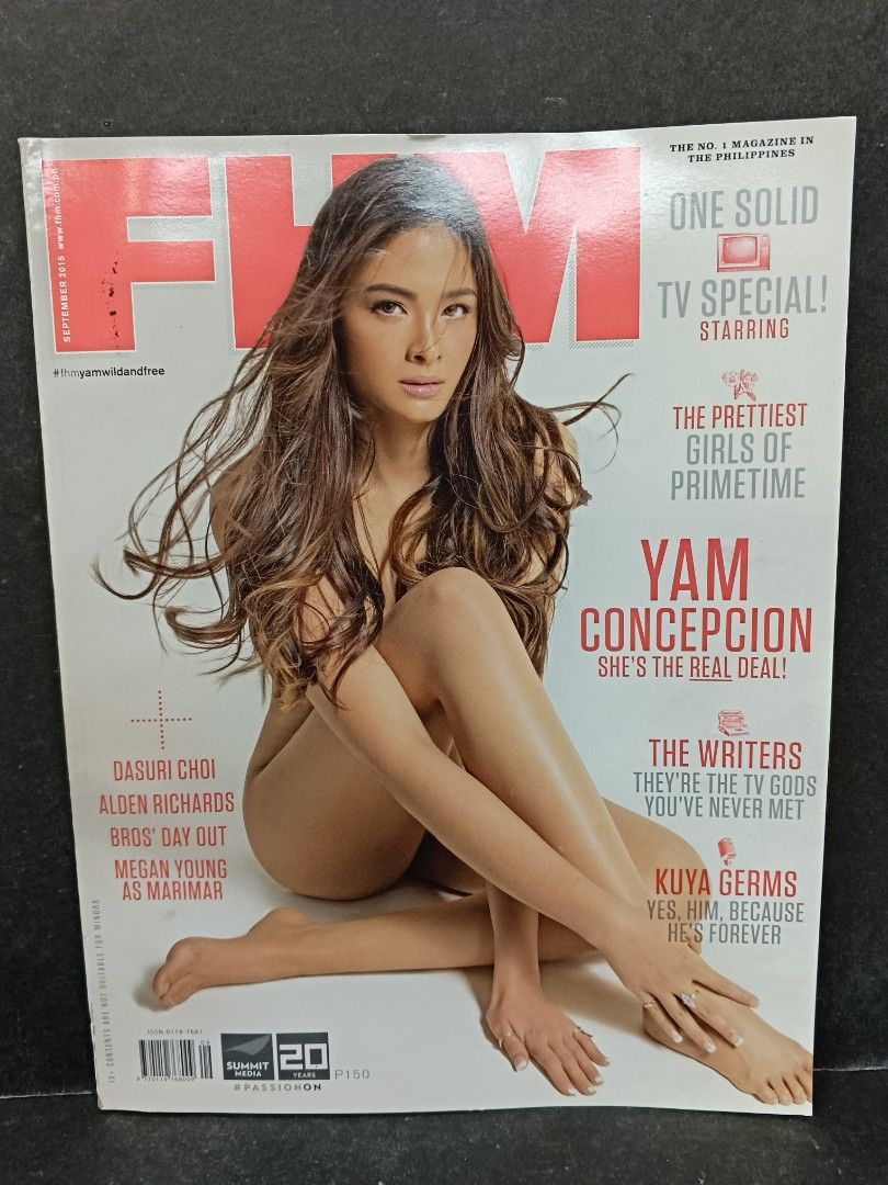 Fhm Magazine Yam Concepcion Sept 2015 Alden Richards On Carousell