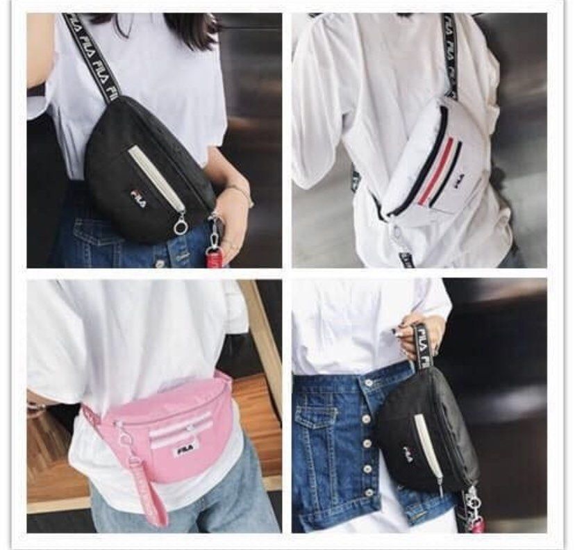 FILA Canvas Sling Bag for crossbody waist sling