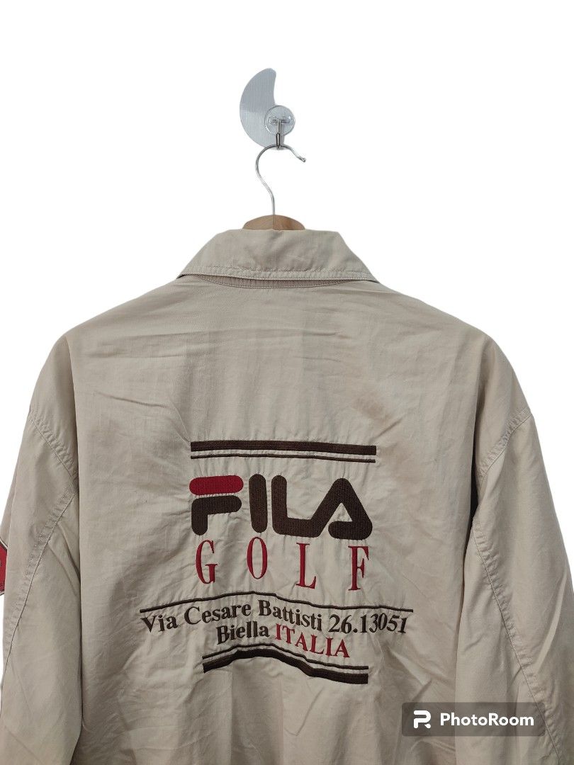 Fila hot sale beige jacket