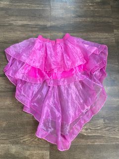 Flare skirt mermaid pink fushia
