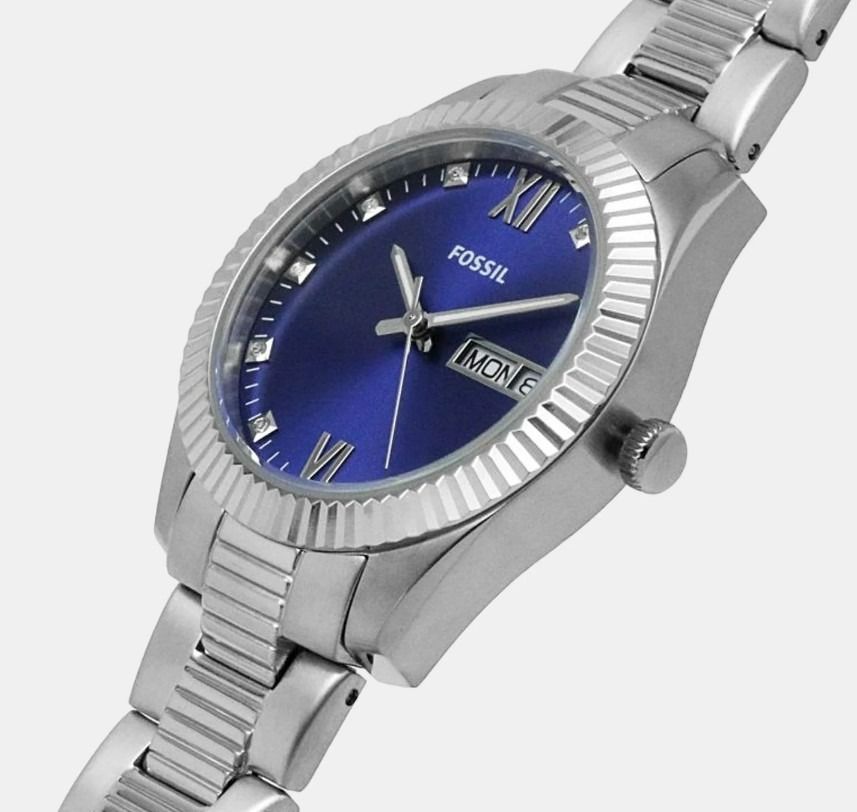 Fossil watch with hot sale date and day