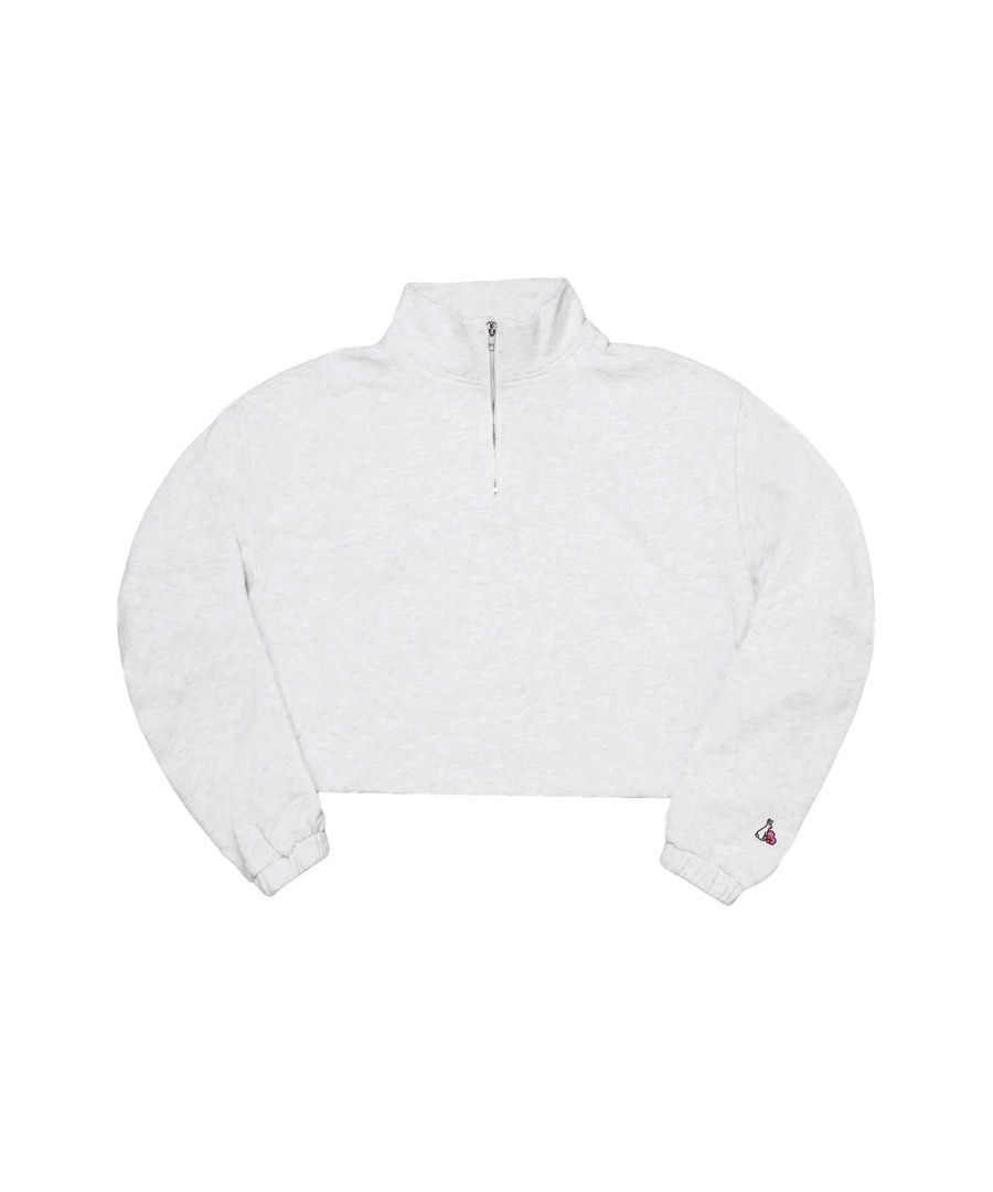 White fleece top hotsell