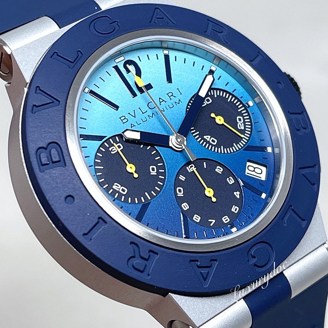 FS.BNIB BVLGARI BULGARI ALUMINIUM MEDITERRANEAN CAPRI BLUE LIMITED