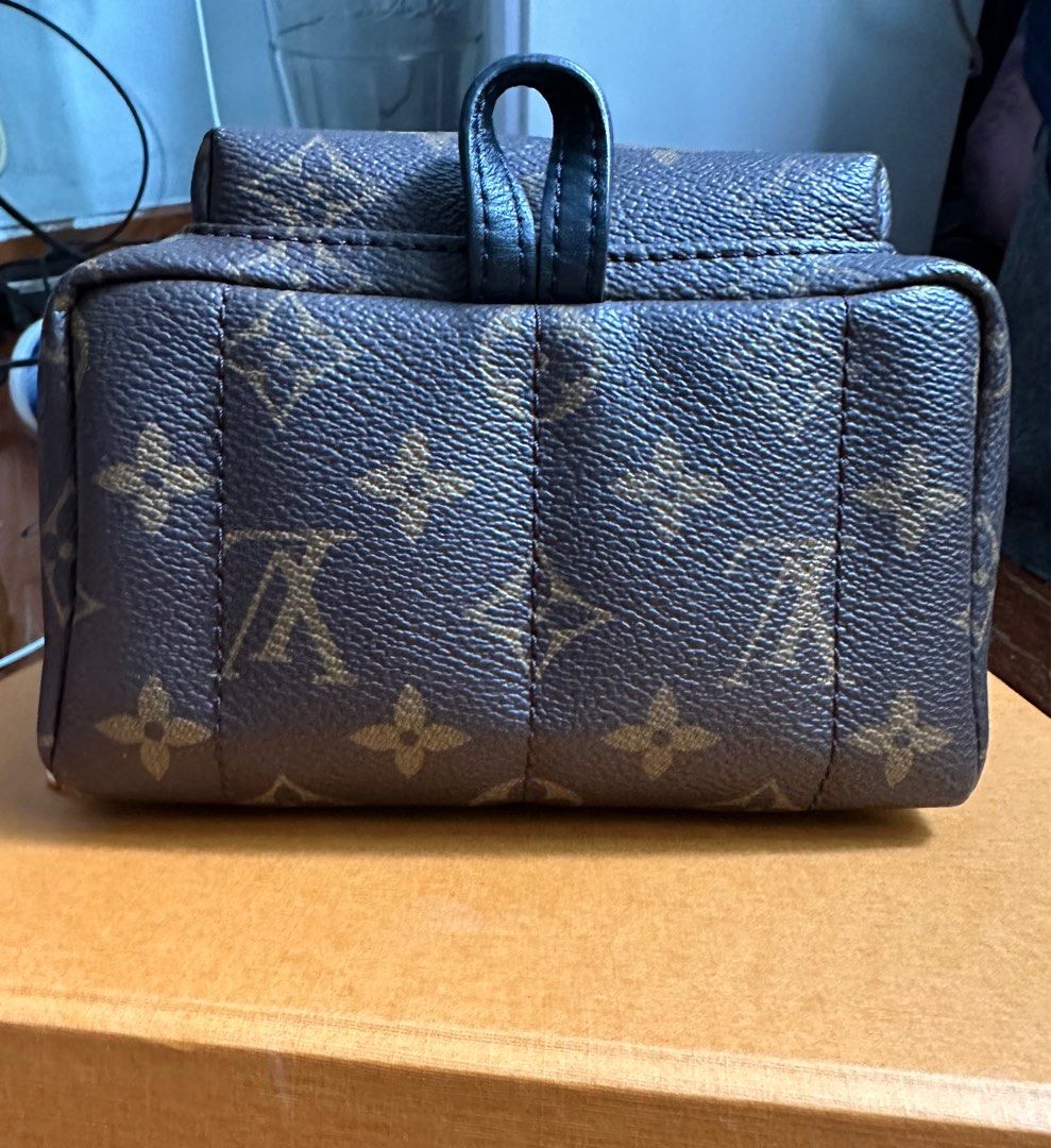 AUTHENTIC LOUIS VUITTON Unused Palm Springs Mini Backpack-Bag  Monogram-Canvas