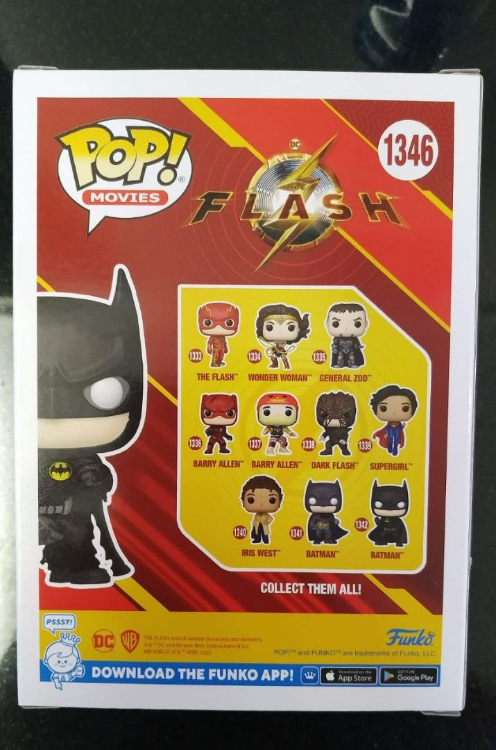 Funko Pop Batman The Flash 2023 (Used in Combat) #1346 Pop Limited Edition