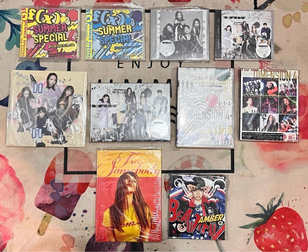 F(x) アルバム　トレカ　Red Light Pink Tape NU ABO F(X) RED LIGHT PINK TAPE 4 WALLS CHU NU ABO HOT SUMMER ALBUM