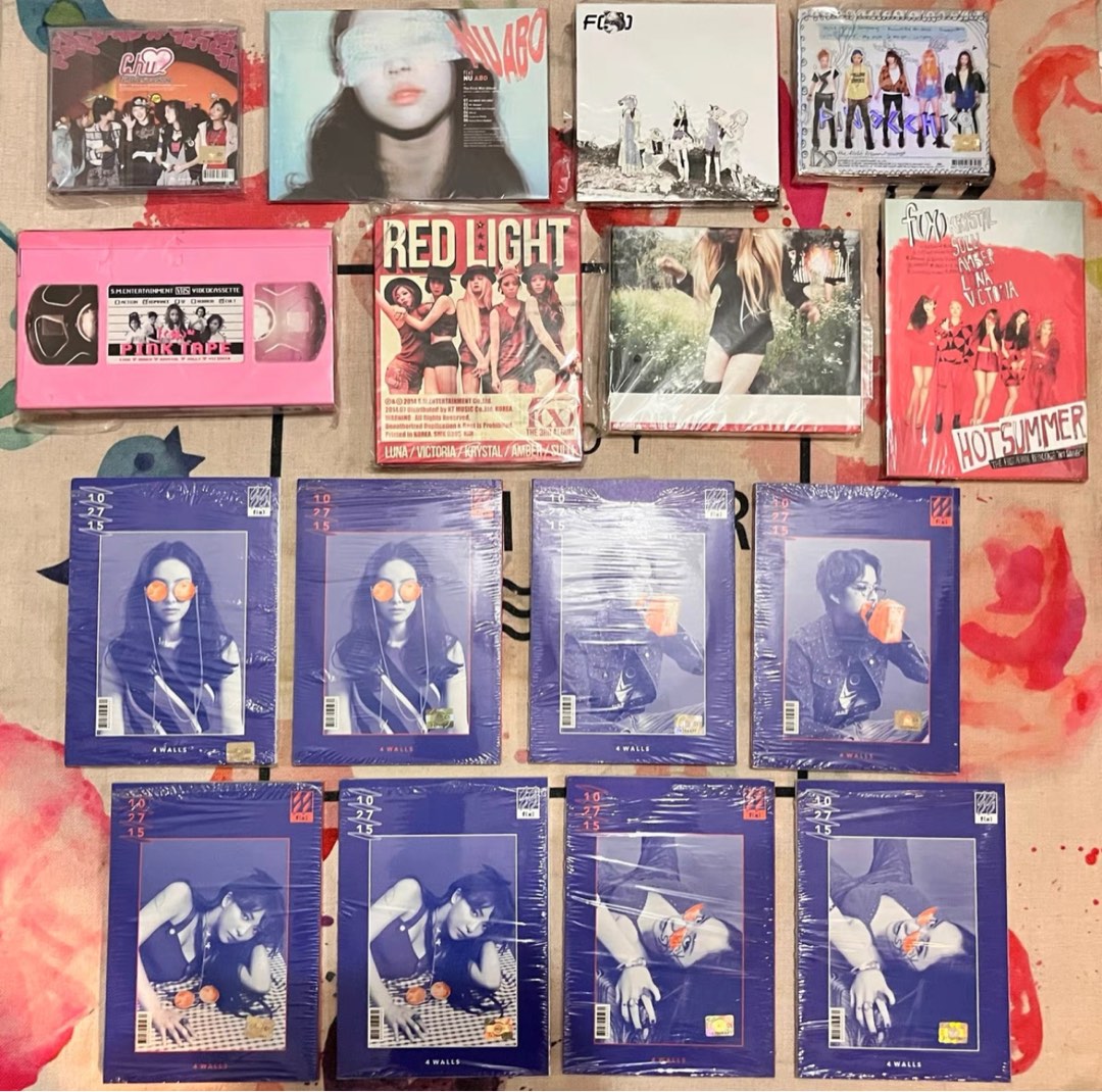 F(X) RED LIGHT PINK TAPE 4 WALLS CHU NU ABO HOT SUMMER ALBUM
