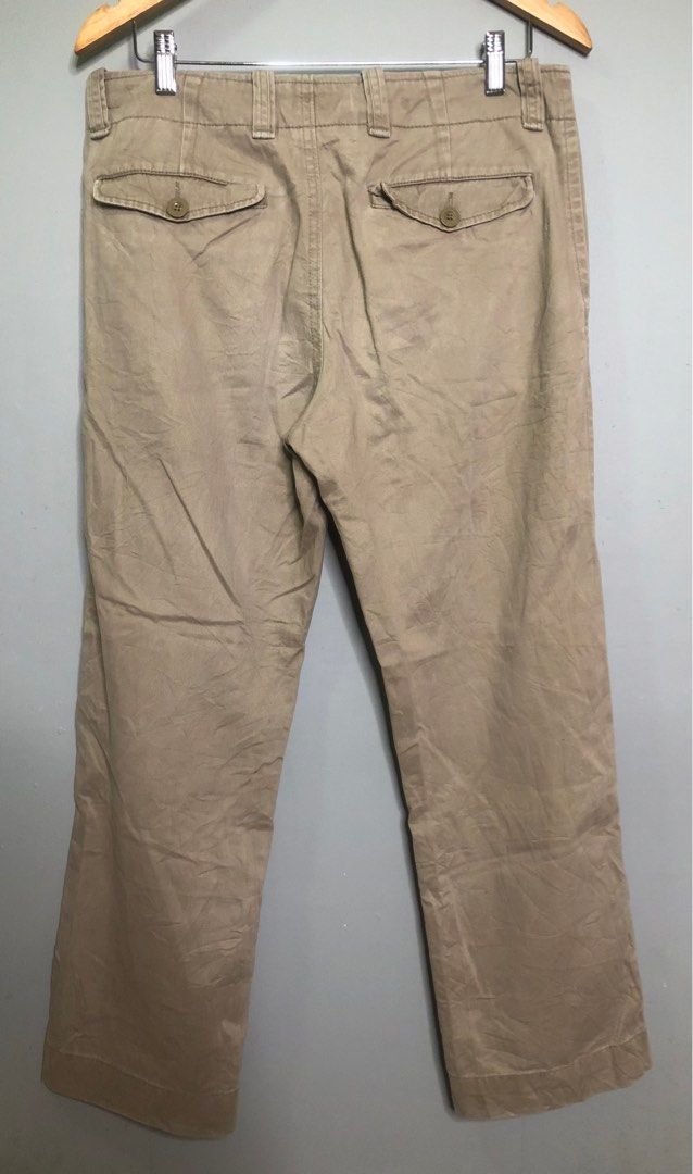 GAP Relaxed Fit Flat Front Casual Chino Pants Men's Size 36 32 P4 |  eBay