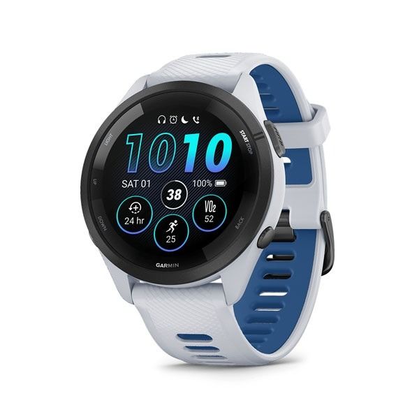 Garmin Forerunner 265 Black Bezel with Whitestone Case and