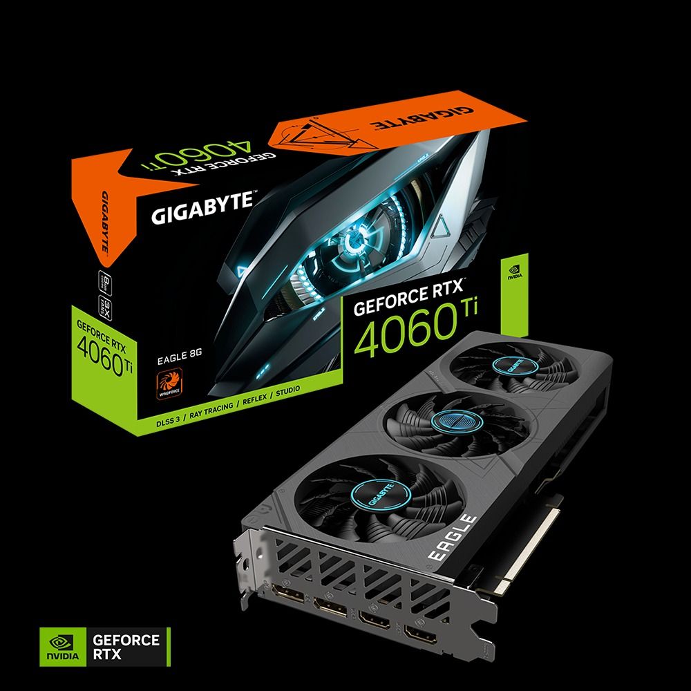 GIGABYTE GeForce RTX 4060 Ti EAGLE 8G NON OC Ver Computers