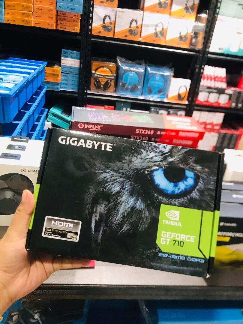 Gigabyte GT710 2GB DDR3 NVIDIA GEFORCE GPU (Category: Computer Parts) located in Makati City. Submitted by lyntoledo222-50488 (Listing ID 1250524236, Image 3). Description: 📍PRICES ARE SUBJECT TO CHANGE WITHOUT PRIOR NOTICE🙂 WE AACCEPT✅ BULK ORDER WE AACCEPT✅ COD - GCASH -BANK & CREDIT CARD ‼️💥 ____________________________________________ 📍Order Here: (We do same day delivery via Lalamove) 🔶STORE SCHEDULE (FOR WALK-IN) 🔷 Monday to Friday 8a