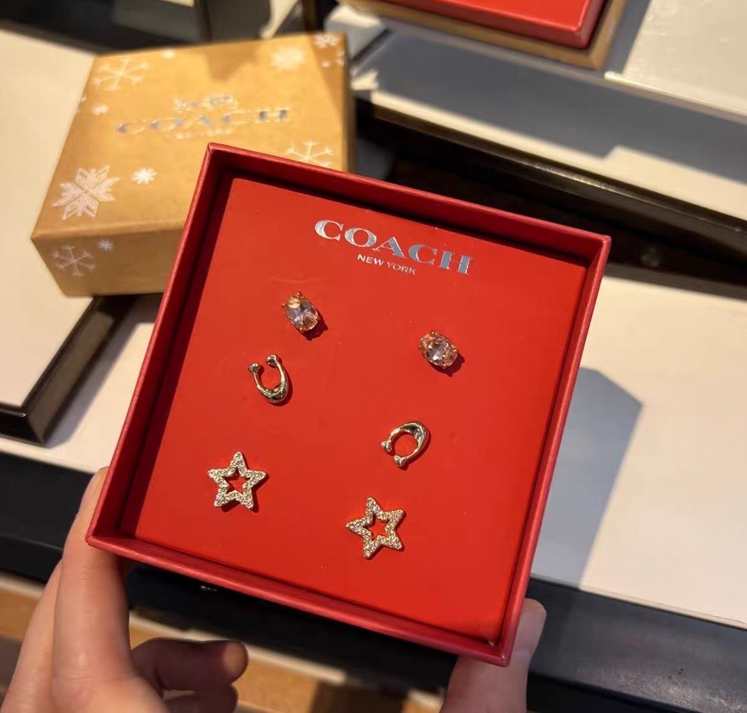 Coach discount bow earrings