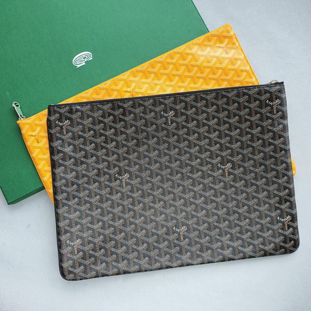 Goyard pouch 30cm, Luxury, Bags & Wallets on Carousell