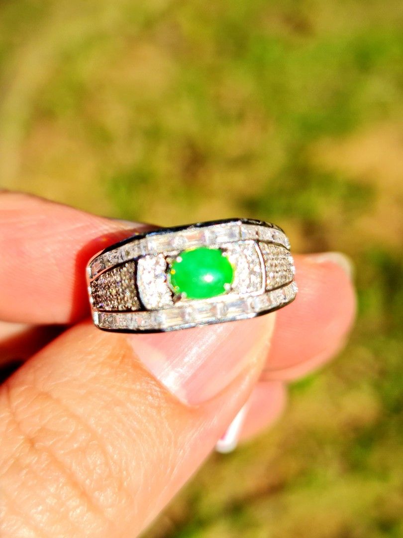 Mens emerald engagement clearance rings