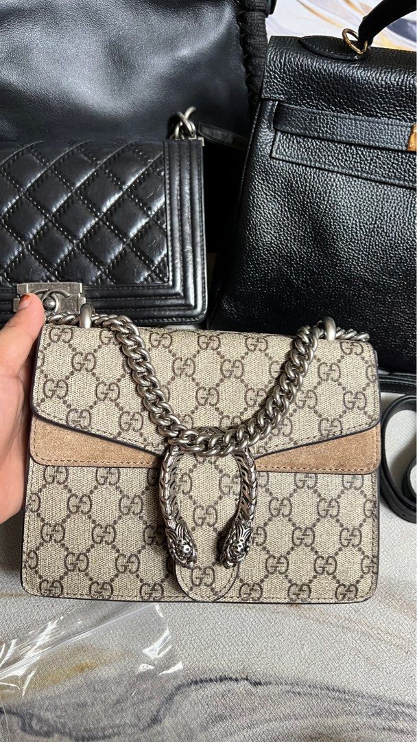 Gucci Dionysus GG Supreme Shoulder Bag - Farfetch