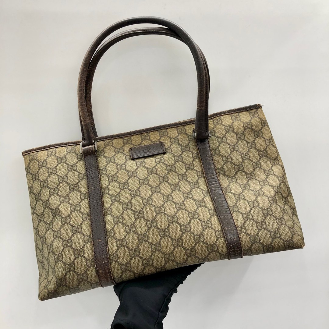 GUCCI GG 114595 PVC TOTE BAG 237025480 Luxury Bags Wallets