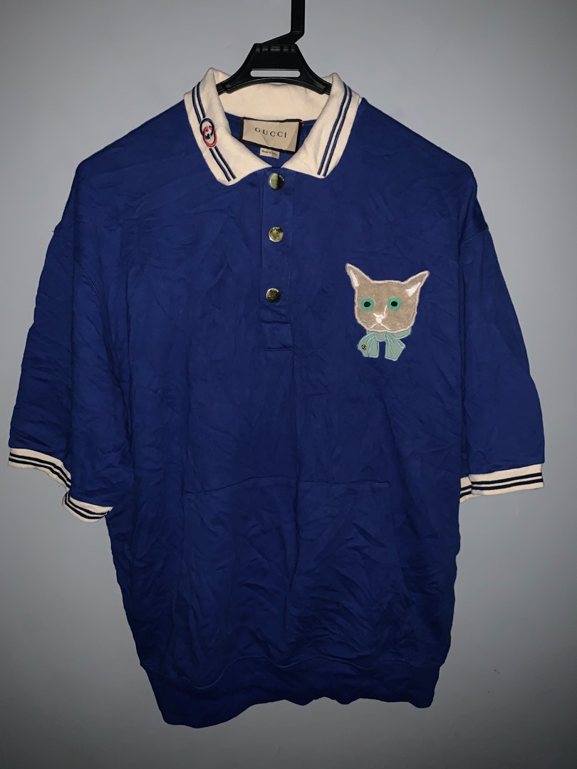 Gucci cat polo top