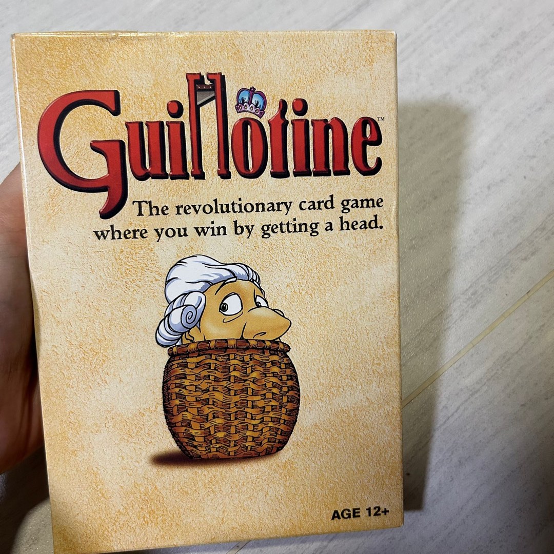 Guillotine card game, Hobbies & Toys, Toys & Games on Carousell