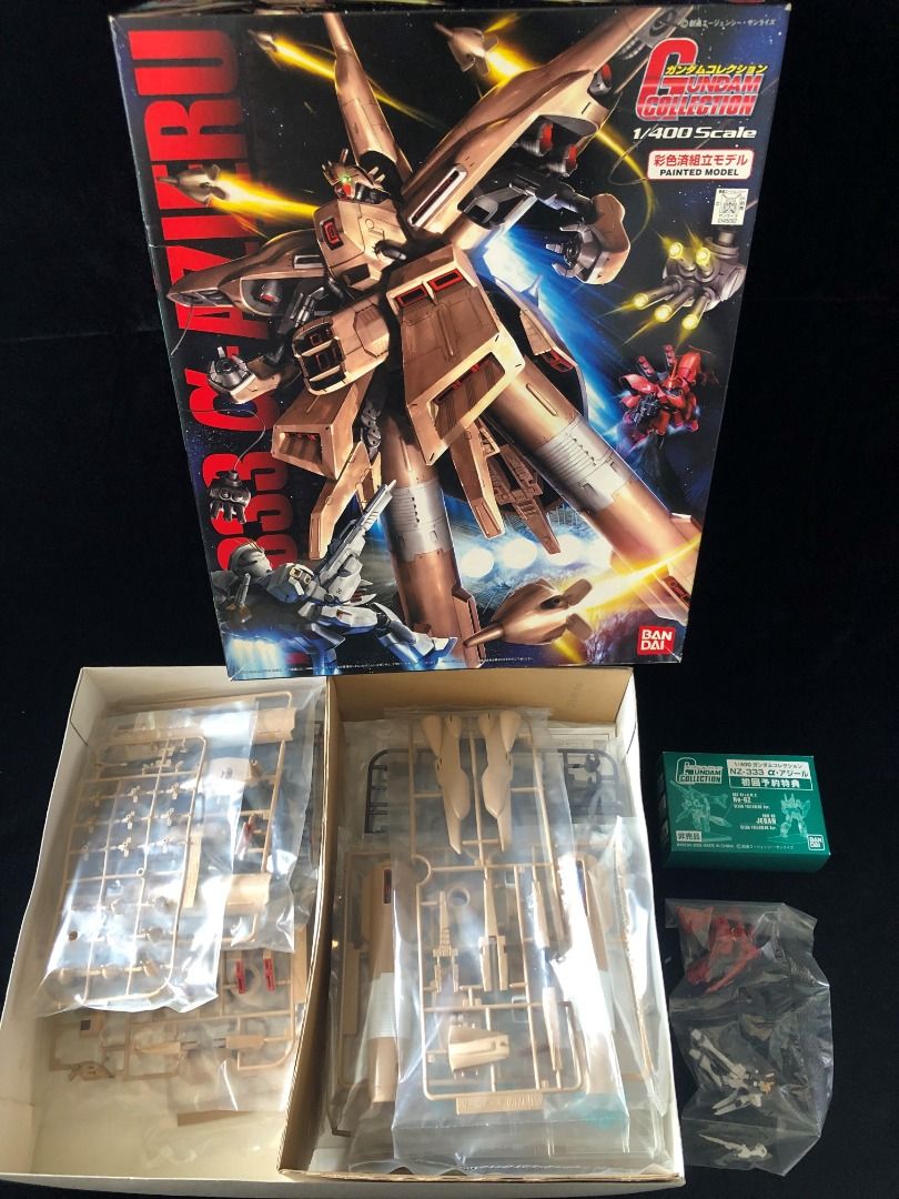 [PRICE ADJUSTED!] Gundam Collection 1/400 Scale - Assorted Collection - GP03 Dendrobrium vs Neue Ziel, Alpha Azieru, Quin Mantha, Byg Zam and White Base (Category: Gundam Model Kits) located in Singapore. Submitted by jay2007 (Listing ID 1250435632, Image 3). Description: Selling a number of rare Gundam 1/400 Scale Collection Items -- these are pre-painted snap fit model kits. If you are someone like me whose airbrush has been collecting dust for