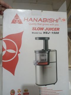 Hanabishi slow juicer