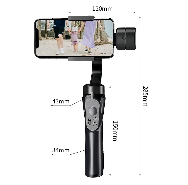 Handheld Gimbal Camera Smartphone Gimble Mobile Stabilizer (Category: Gimbals & Stabilizers ) located in Manila. Submitted by sdfsolutions (Listing ID 1250525023, Image 2). Description: Charging voltage 5V Charging current 0.5A Working voltage 3.4~4.2V Working current 0.2A~2A No. 1 motor (heading) -160°~160° No. 2 motor (rolling) -160°~160° No. 3 motor (pitch) - 160°~160° Battery duration approximately 4 hours Working temperature 10 ° C ~ 45 ° C 