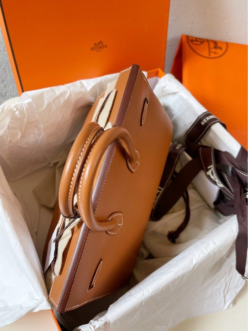 Hermes Birkin 25 Gold Consigned(Brand New), Women's Fashion, Bags