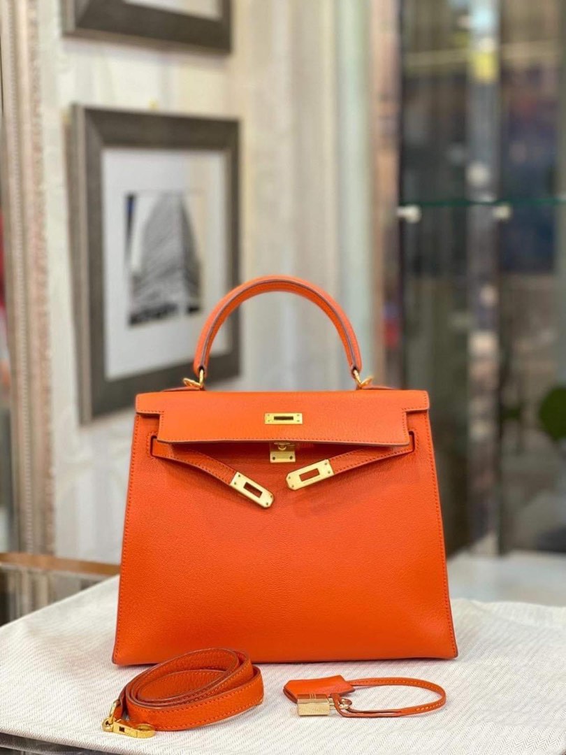 Hermes orange hotsell sling bag