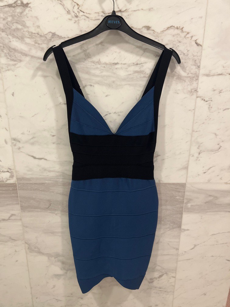 blue ombre bandage dress Sharona Mini Dress main image 1