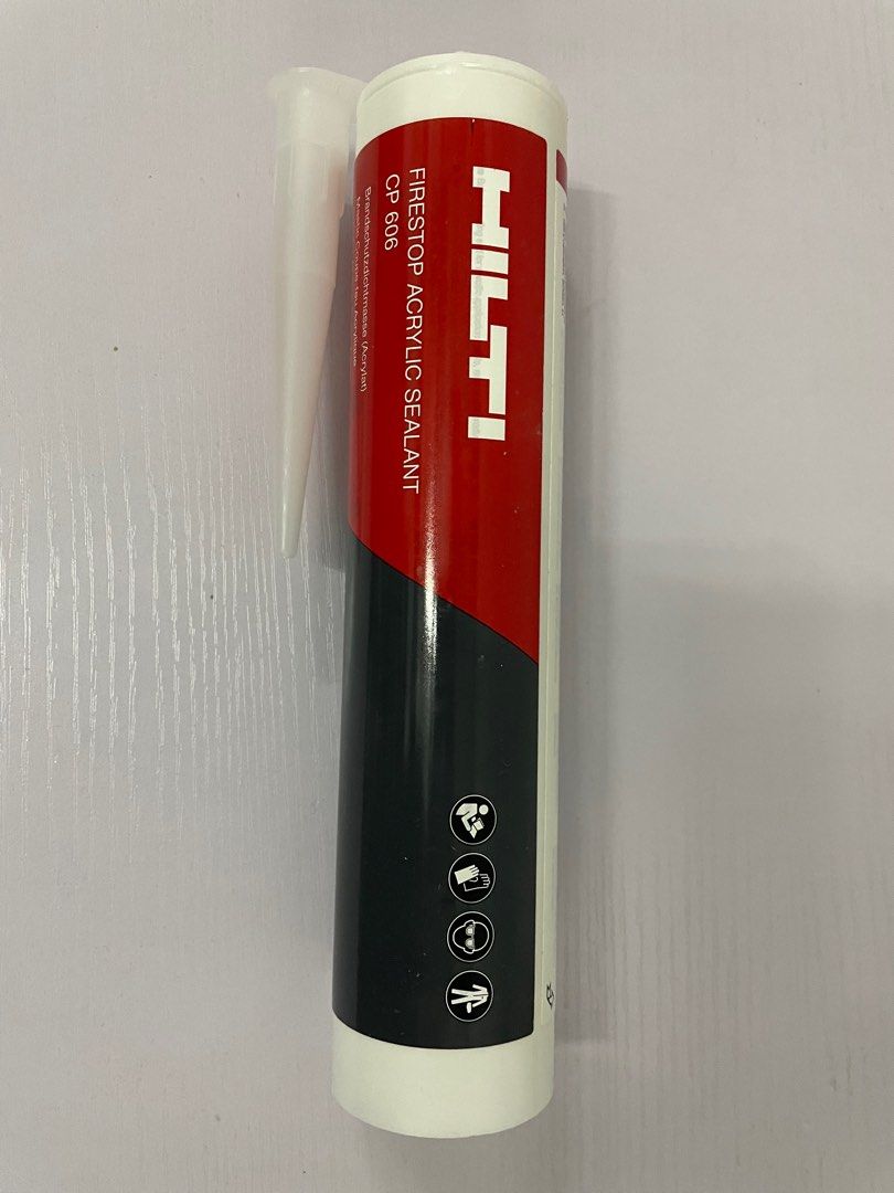 Hilti 606 Firestop Acrylic Sealant, Furniture & Home Living, Home Improvement & Organisation
