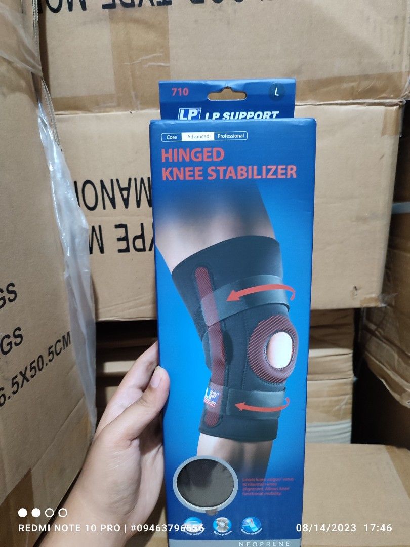 HINGED KNEE STABILIZER (Category: Braces, Support & Protection) located in Quezon City. Submitted by pjfalogme21 (Listing ID 1250437095, Image 1). Description: Available for pick up and delivery. Same day delivery within Metro Manila and nearby provinces. We accept COD, Bank Transfer, and Gcash payment. Pm for more details..