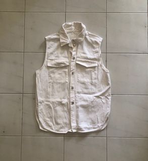 Cheap white vest top