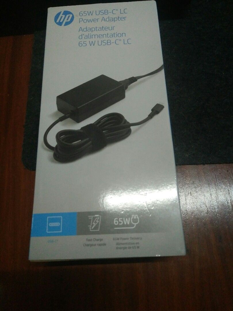hp usb power adaptor (Category: Cables & Adaptors) located in Manila. Submitted by blessingsandgrace (Listing ID 1250424735, Image 1). Description: Brandnew and sealed fast charge USB -C dimensions: 3.54x2.0x1.12 in (9.0x5.1x2.85cm.