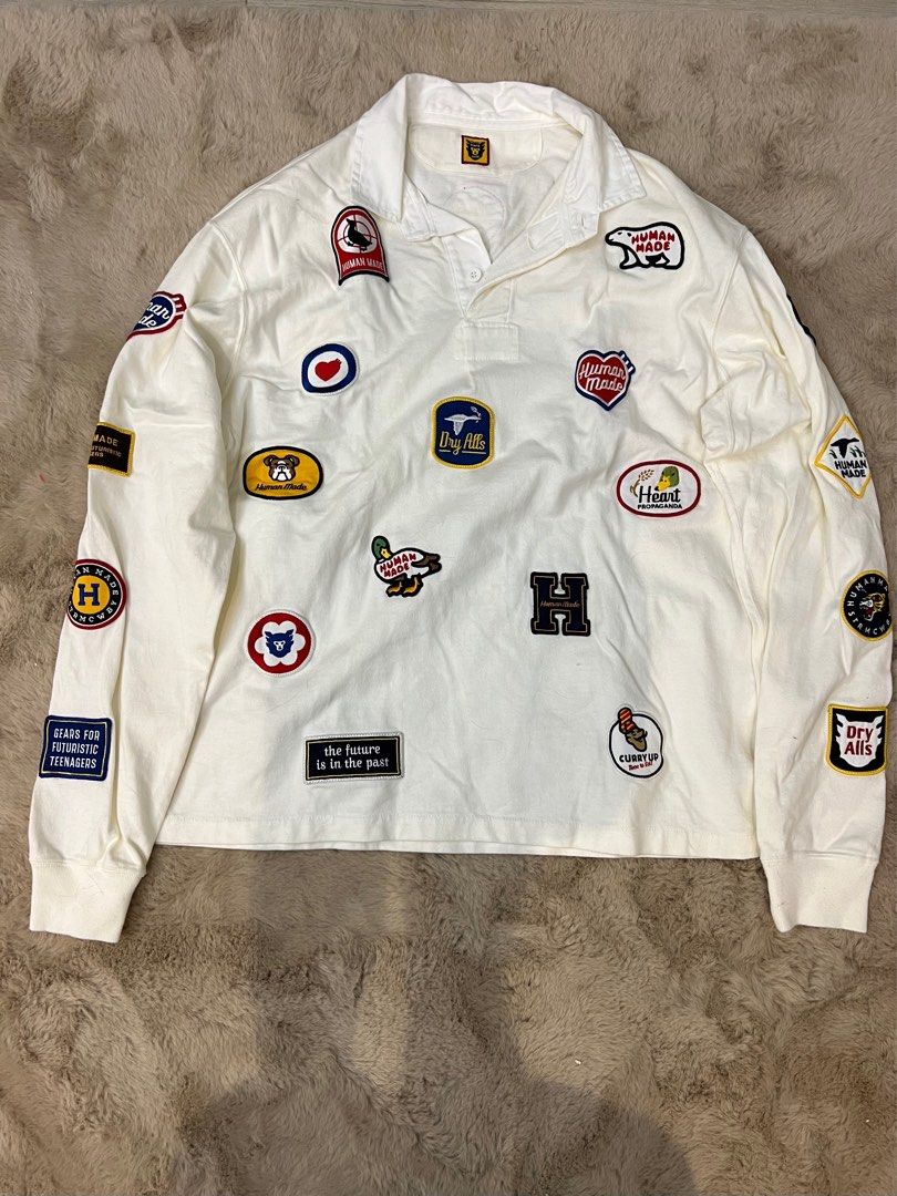 Human Made Patch Rugby Shirt - SS22, 男裝, 上身及套裝, T