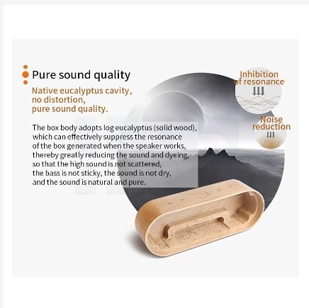 Native wooden bluetooth speaker cheap