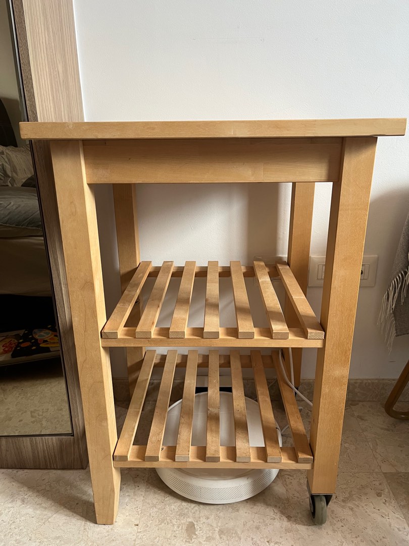 Ikea Bekvam kitchen trolley table, Furniture & Home Living, Furniture
