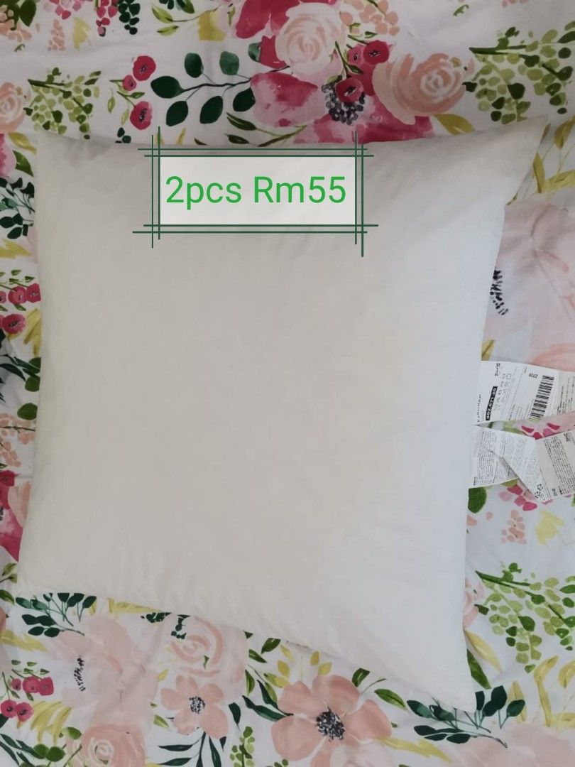 Ikea duck feather caushions, Furniture & Home Living, Home Decor, Cushions & Throws on Carousell