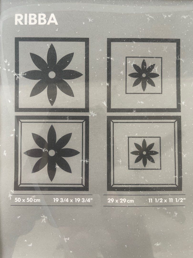 Ikea RIBBA picture frame 50x50, Furniture & Home Living, Home Decor